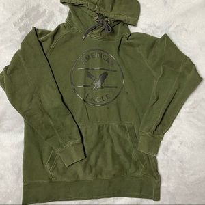 Men’s LG Olive Green American Eagle Hoodie